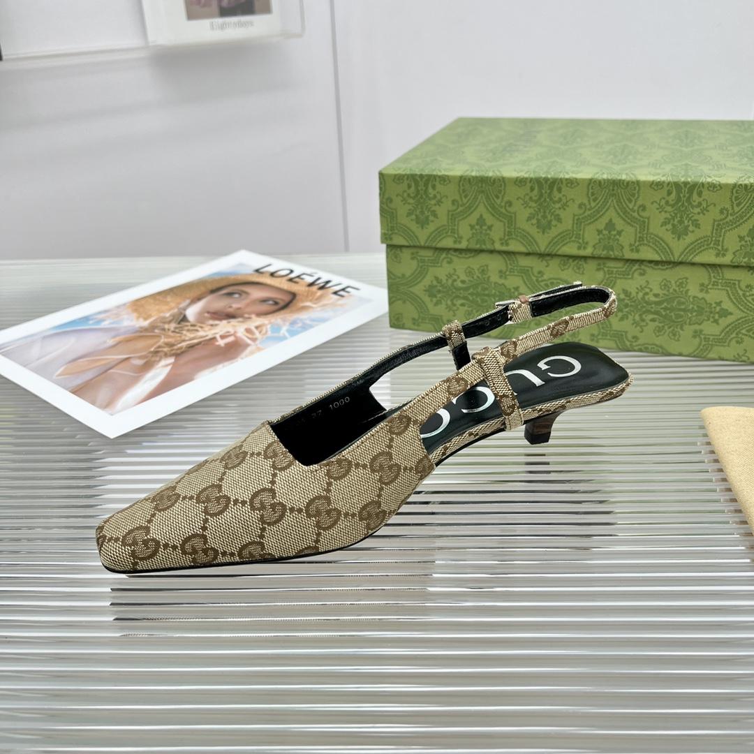 Gucci Women's GG Slingback Pump - DopestKickz