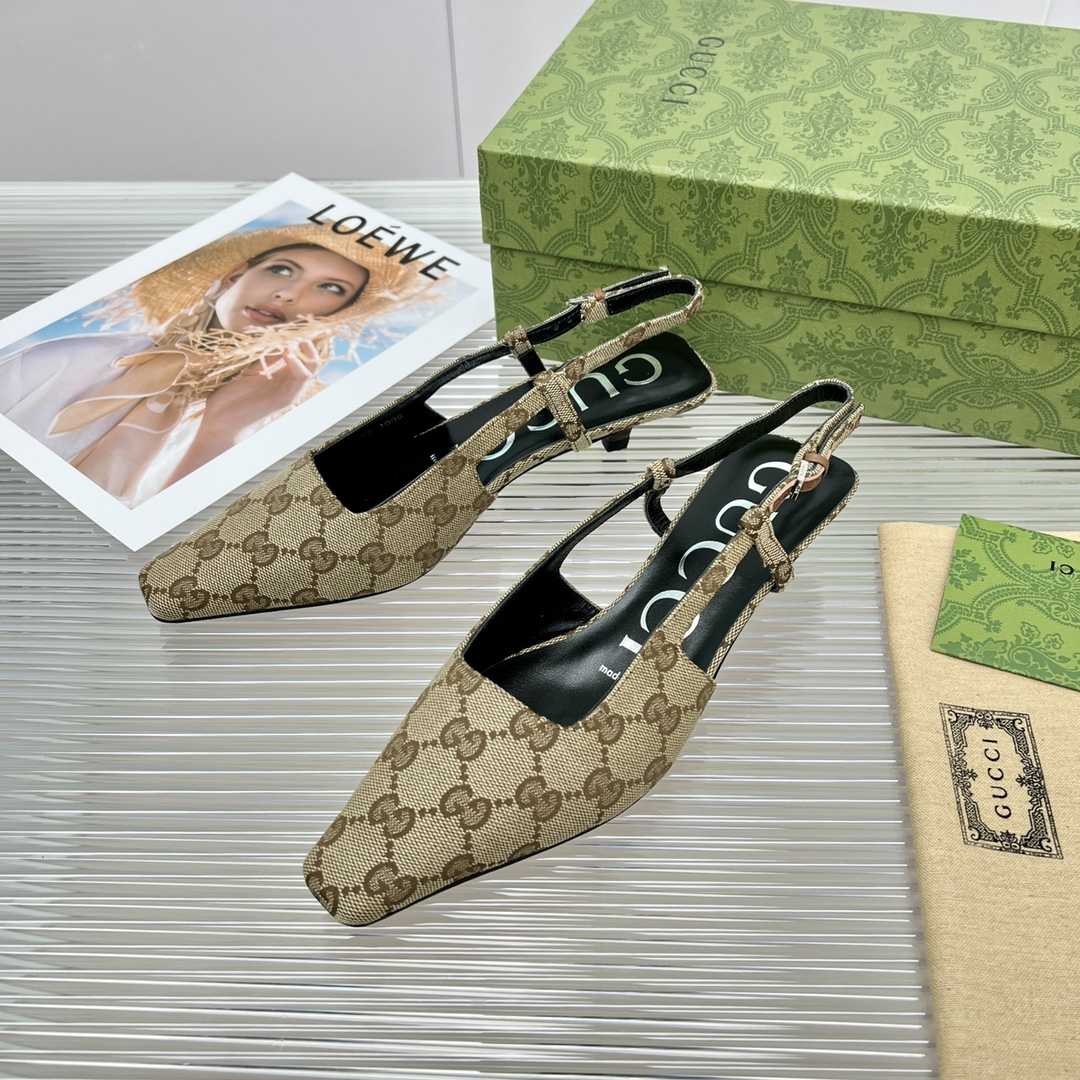 Gucci Women's GG Slingback Pump - DopestKickz