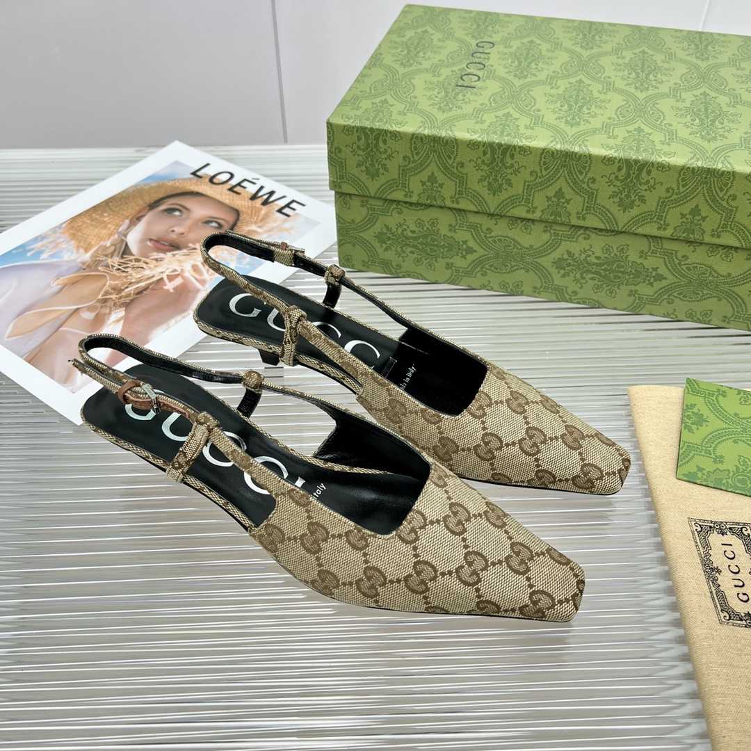 Gucci Women's GG Slingback Pump - DopestKickz