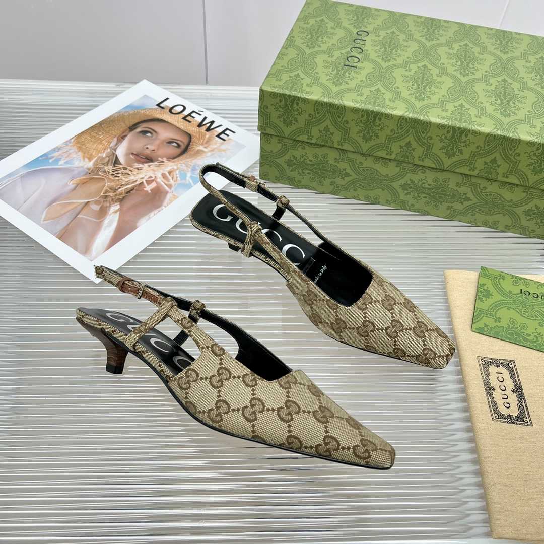 Gucci Women's GG Slingback Pump - DopestKickz