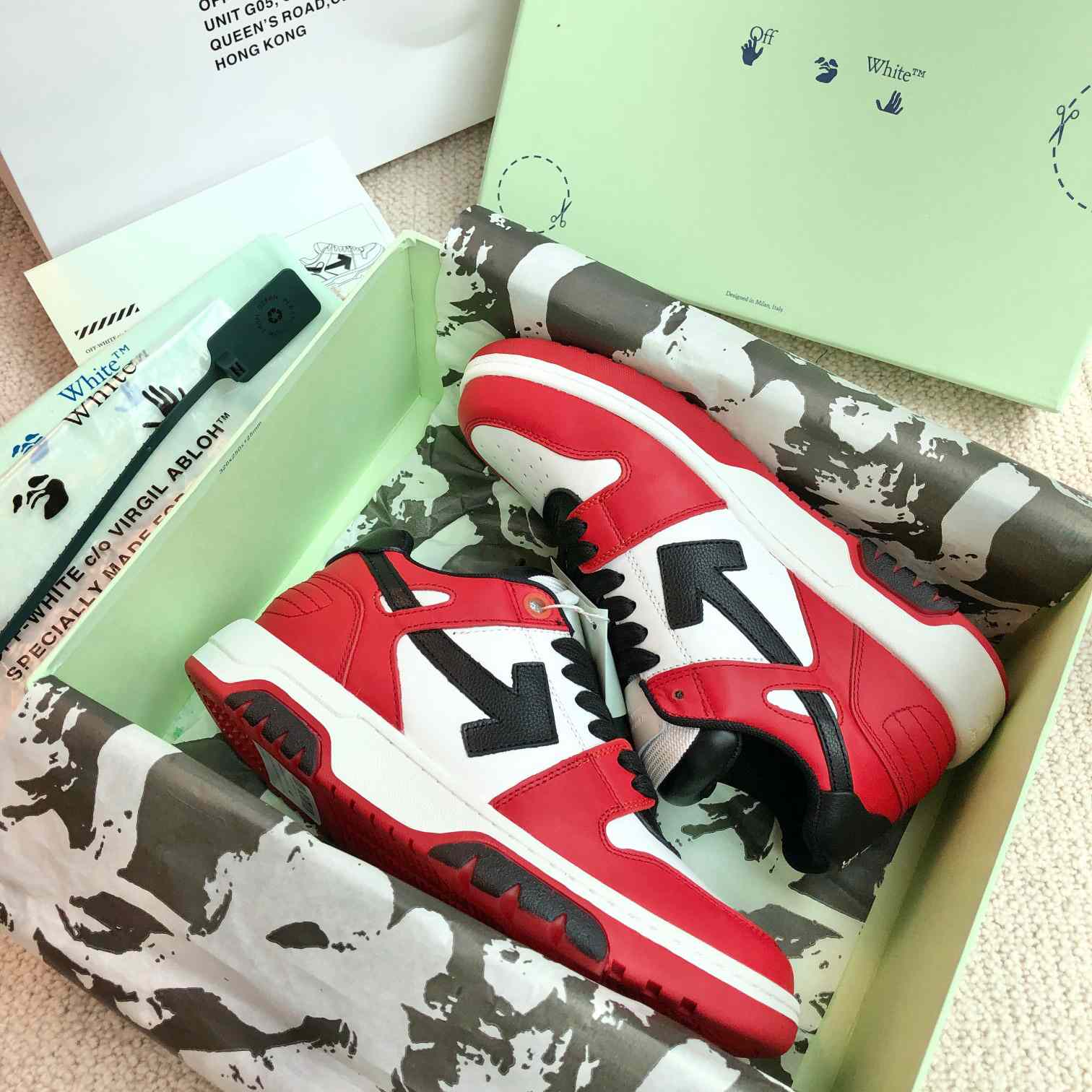 Off White Out Of Office Calf Leather Sneaker - DopestKickz