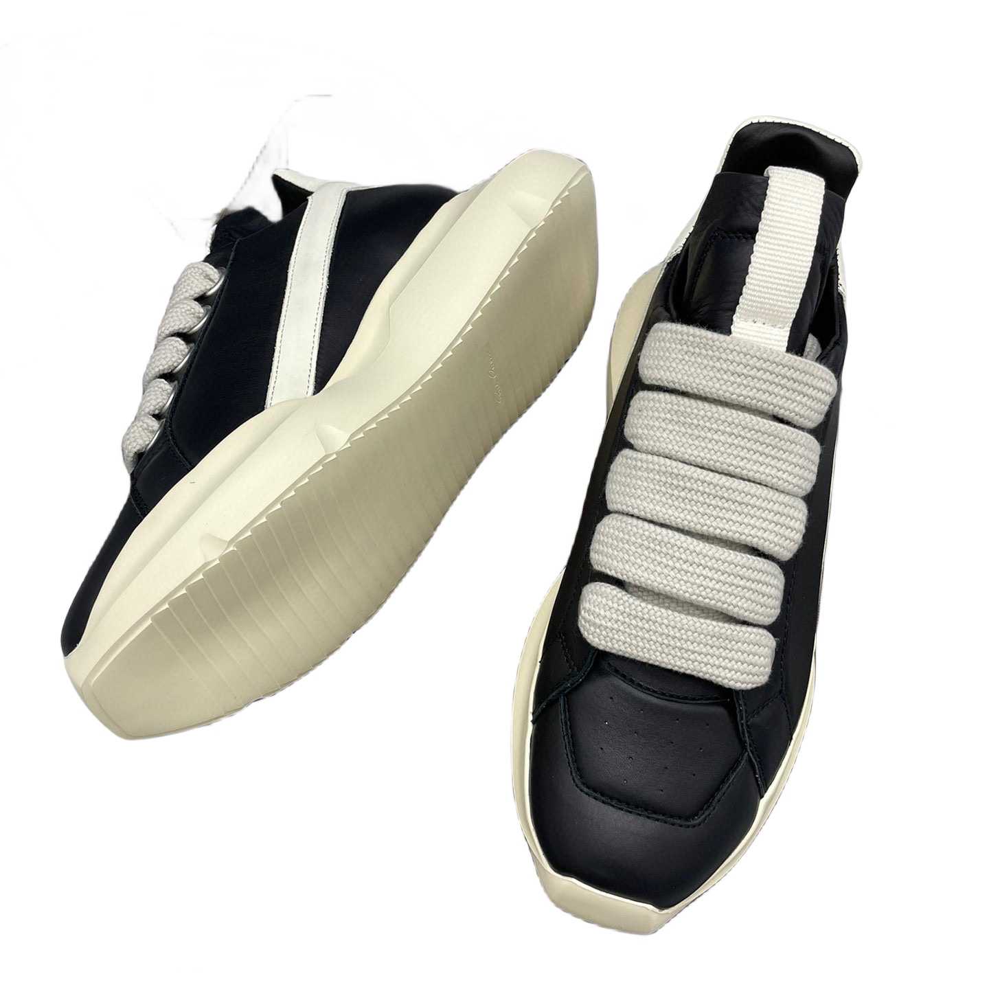 Rick Owens Geth Chunky High-top Sneakers - DopestKickz