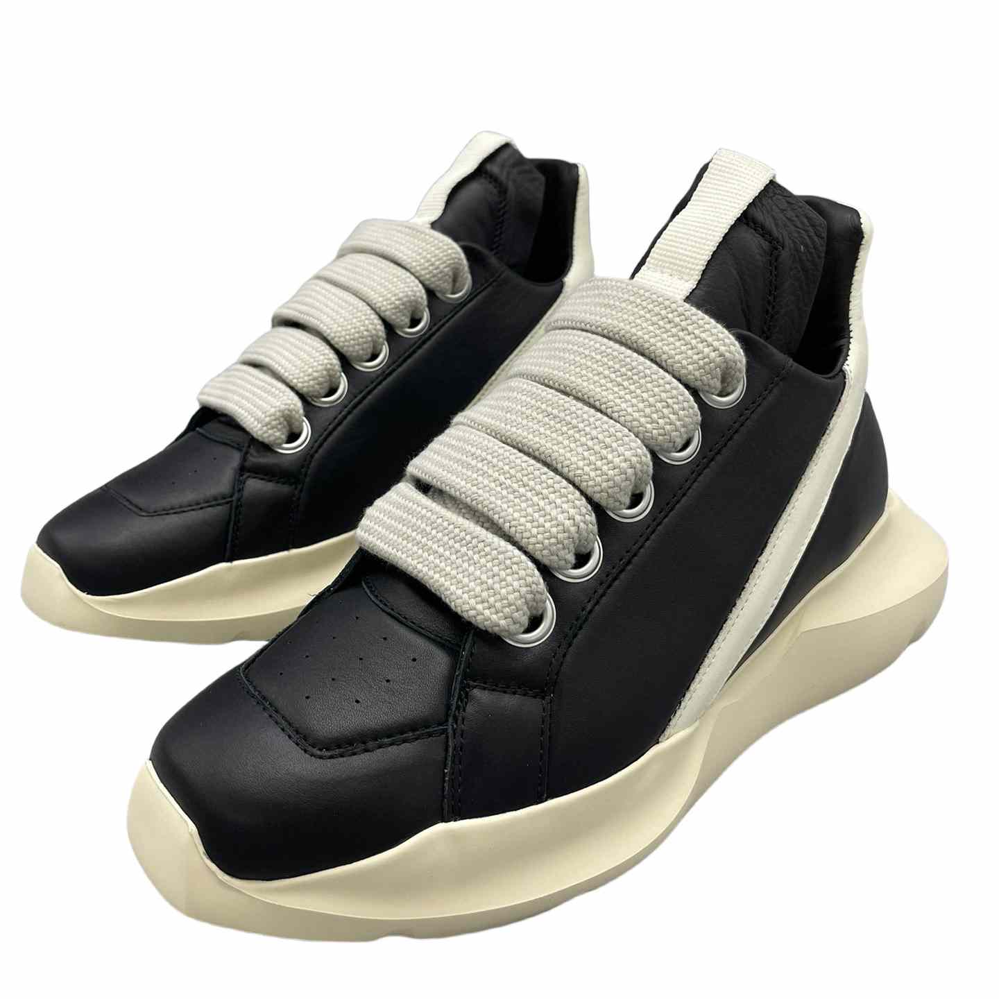 Rick Owens Geth Chunky High-top Sneakers - DopestKickz