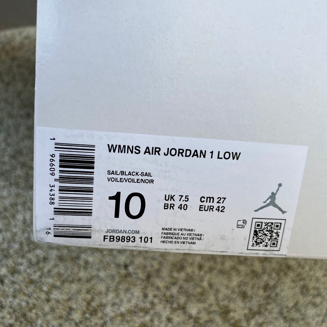 Air Jordan 1 Low WMNS “Vintage Panda” Sneaker     FB9893-101 - DopestKickz