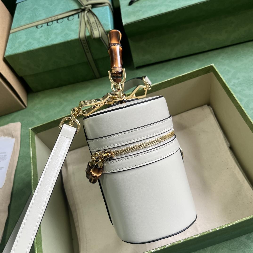 Gucci Mini Bamboo Shoulder Bag (15.5x 13.5x 4cm) - DopestKickz