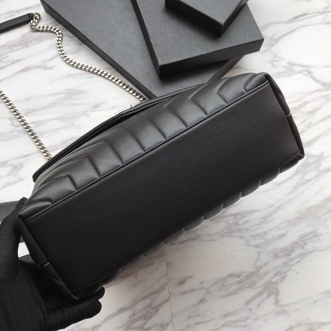 Saint Laurent Loulou Medium Chain Shoulder Bag  (32x22x11cm) - DopestKickz