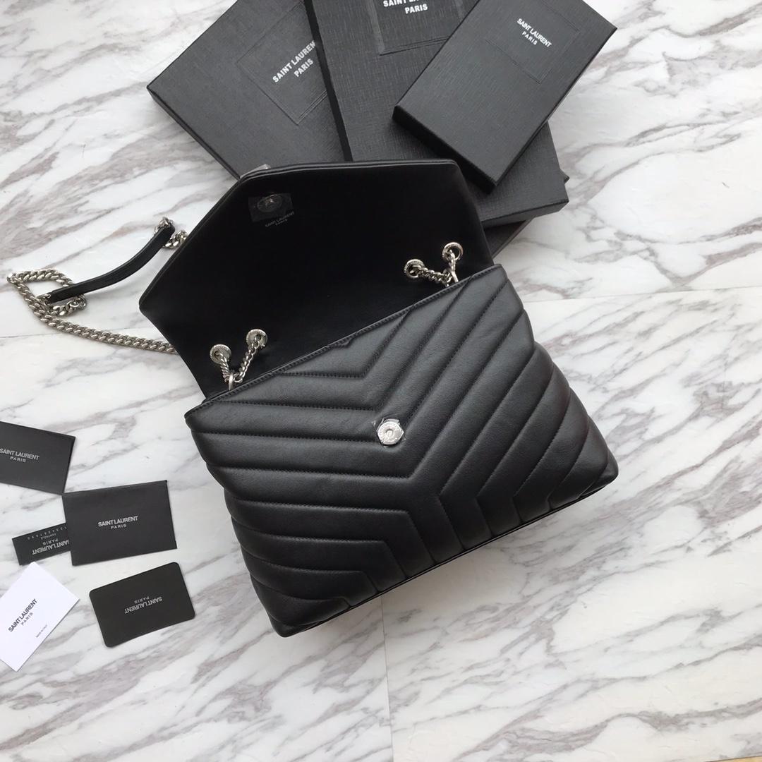 Saint Laurent Loulou Medium Chain Shoulder Bag  (32x22x11cm) - DopestKickz