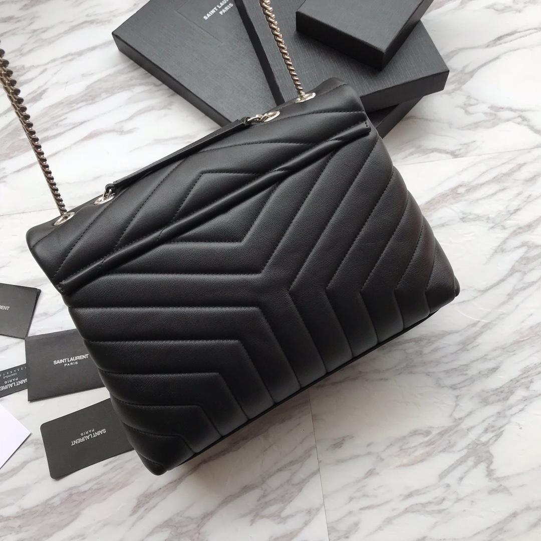 Saint Laurent Loulou Medium Chain Shoulder Bag  (32x22x11cm) - DopestKickz