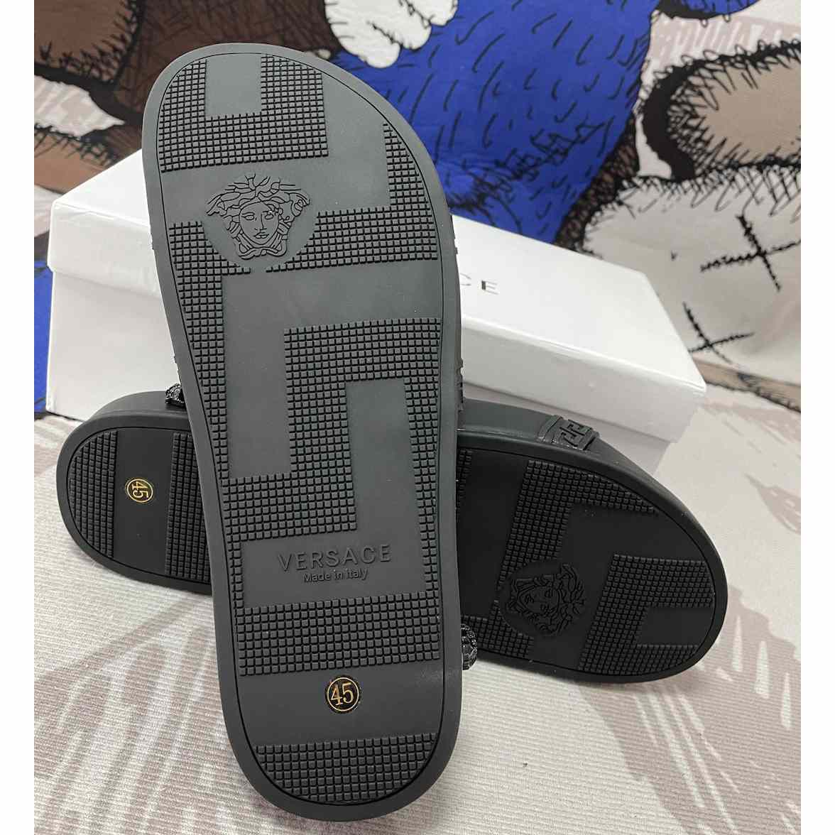 Versace Medusa Slides   - DopestKickz