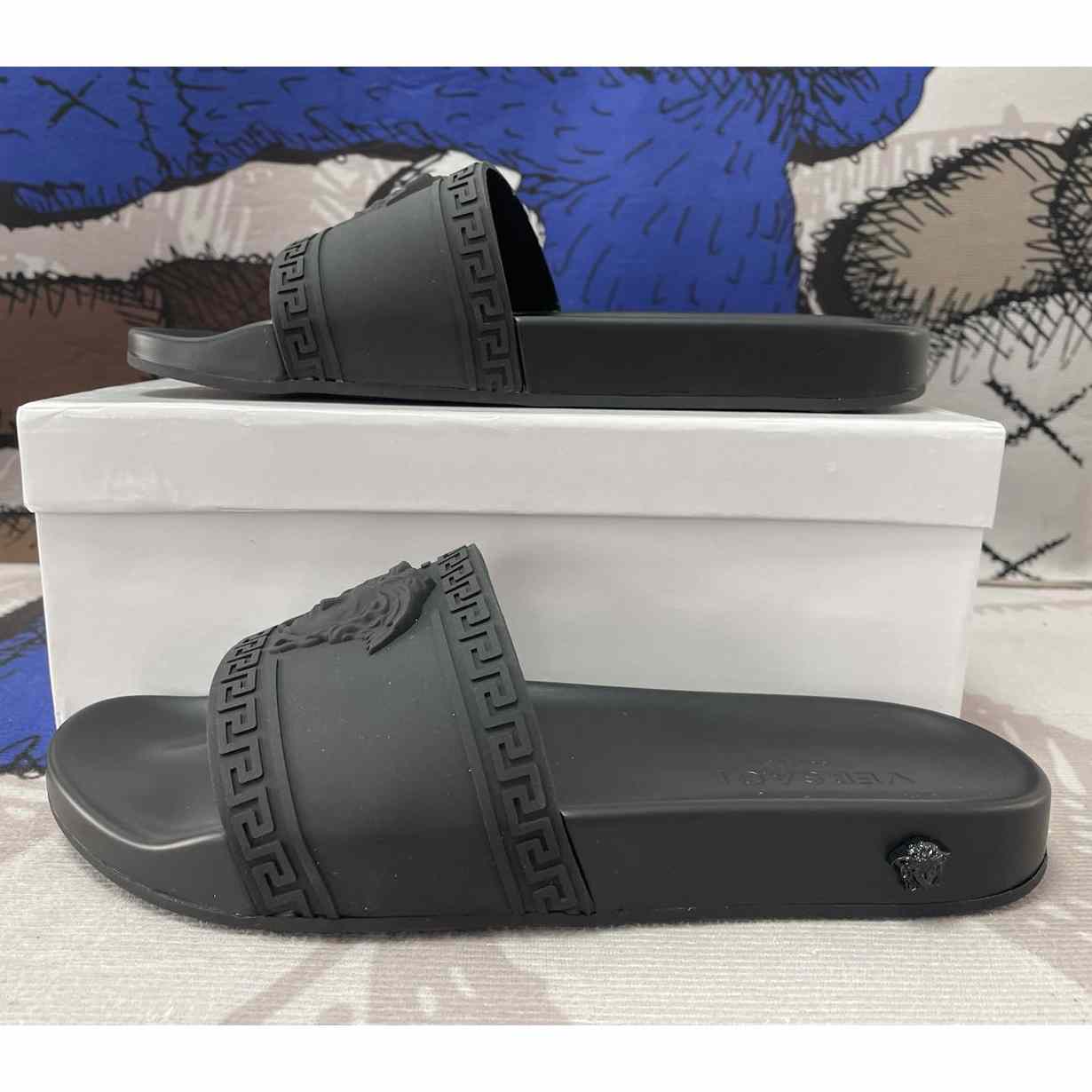 Versace Medusa Slides   - DopestKickz