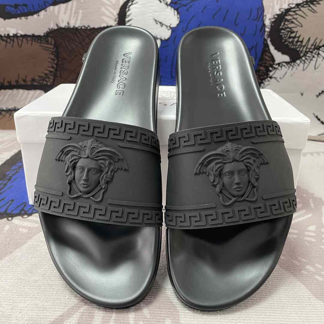 Versace Medusa Slides   - DopestKickz