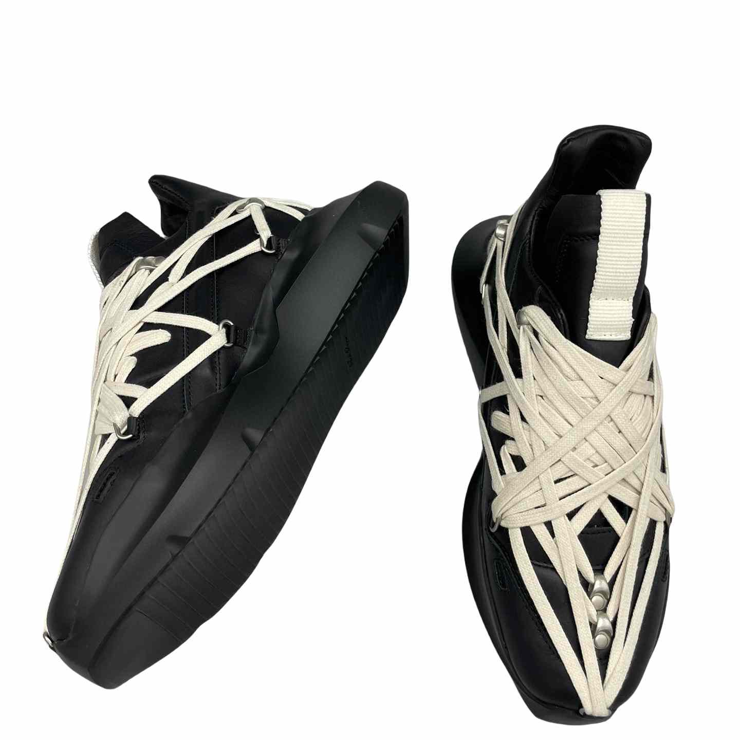 Rick Owens Geth Chunky High-top Sneakers - DopestKickz