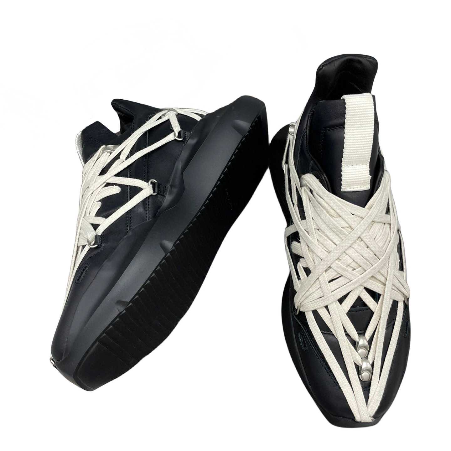Rick Owens Geth Chunky High-top Sneakers - DopestKickz