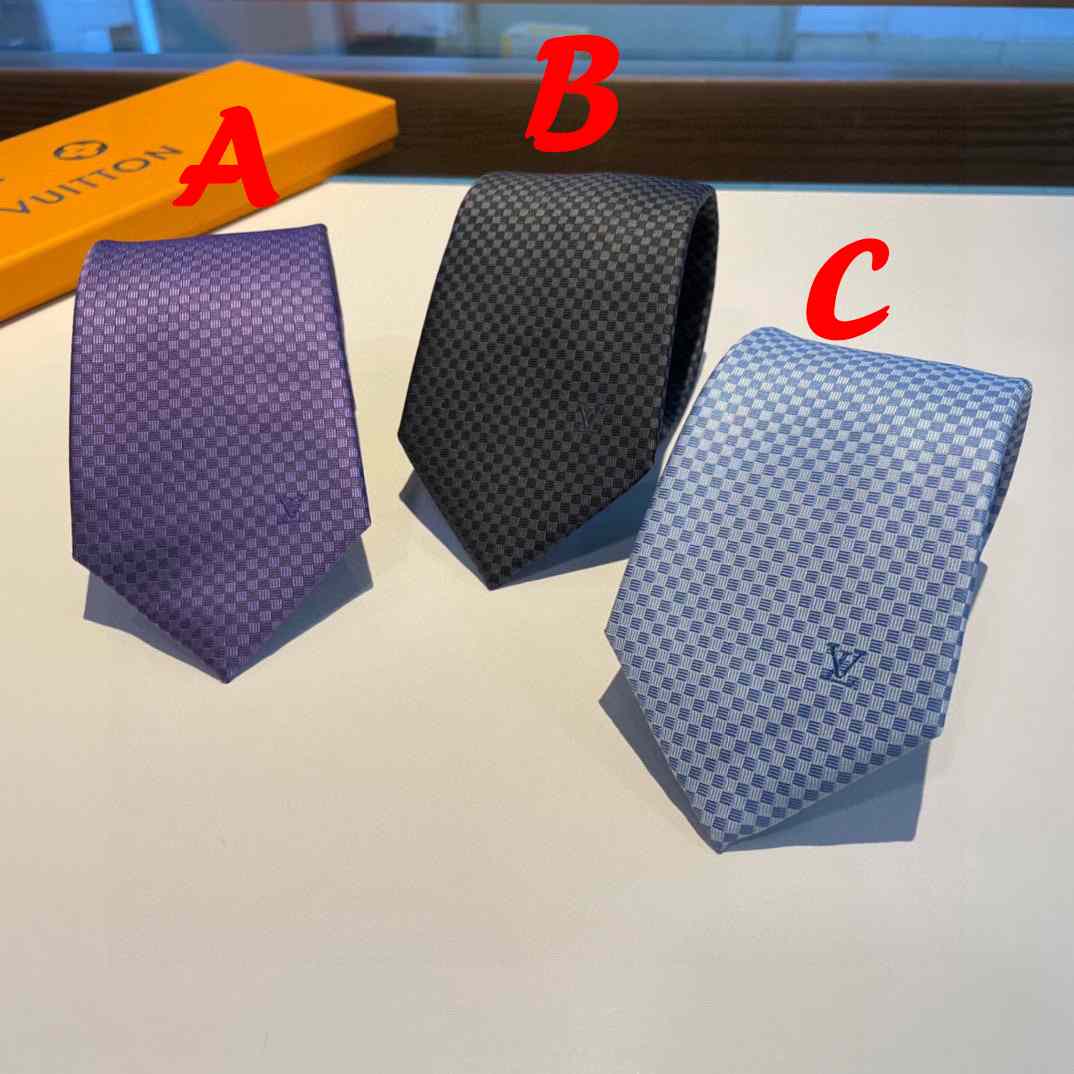 Louis Vuitton Micro Damier Tie - DopestKickz