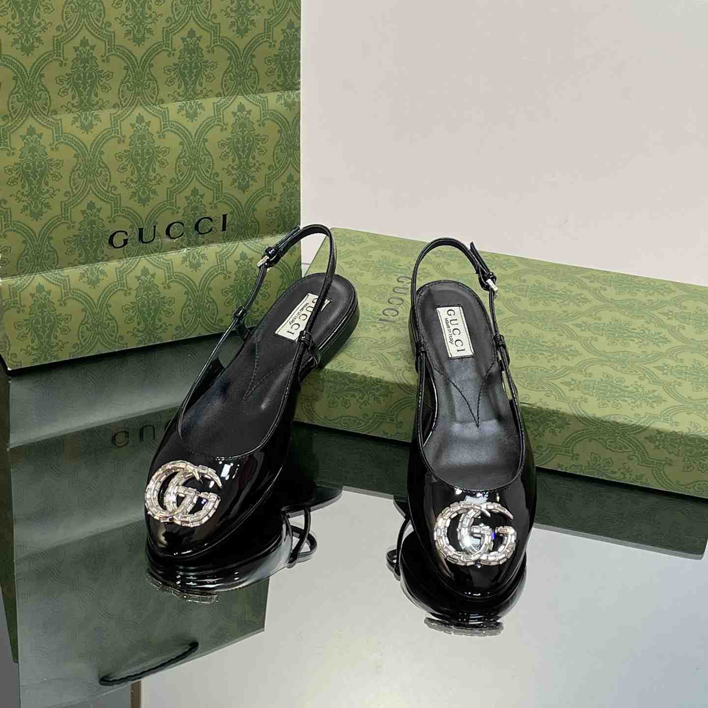 Gucci Women's Ballerina With Double G - DopestKickz