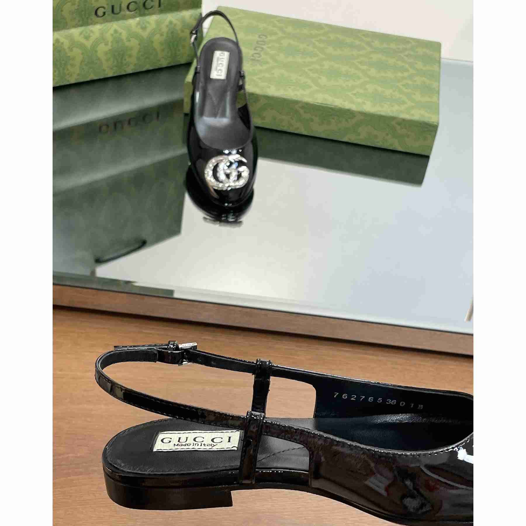 Gucci Women's Ballerina With Double G - DopestKickz