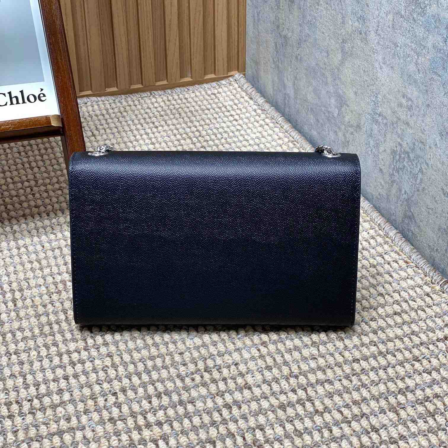 Saint Laurent Kate Medium In Grain De Poudre Embossed Leather  (24*14.5*5.5cm) - DopestKickz