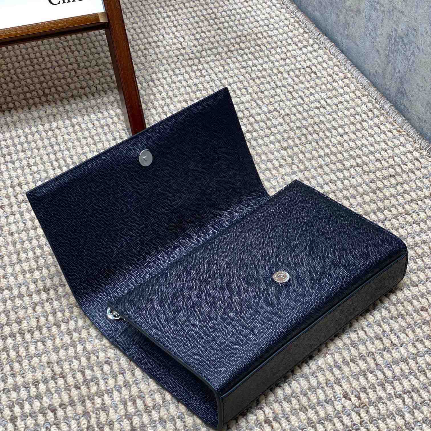 Saint Laurent Kate Medium In Grain De Poudre Embossed Leather  (24*14.5*5.5cm) - DopestKickz