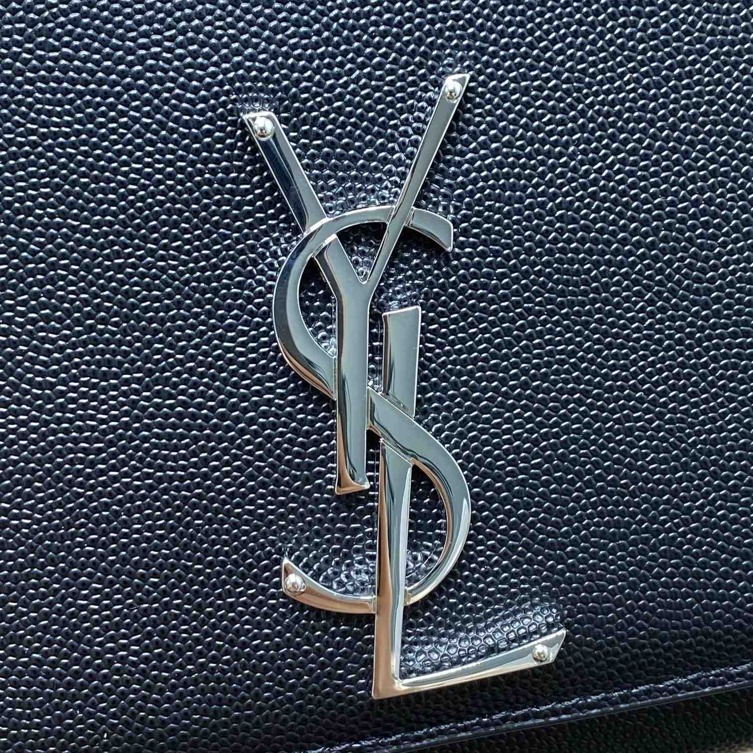 Saint Laurent Kate Medium In Grain De Poudre Embossed Leather  (24*14.5*5.5cm) - DopestKickz