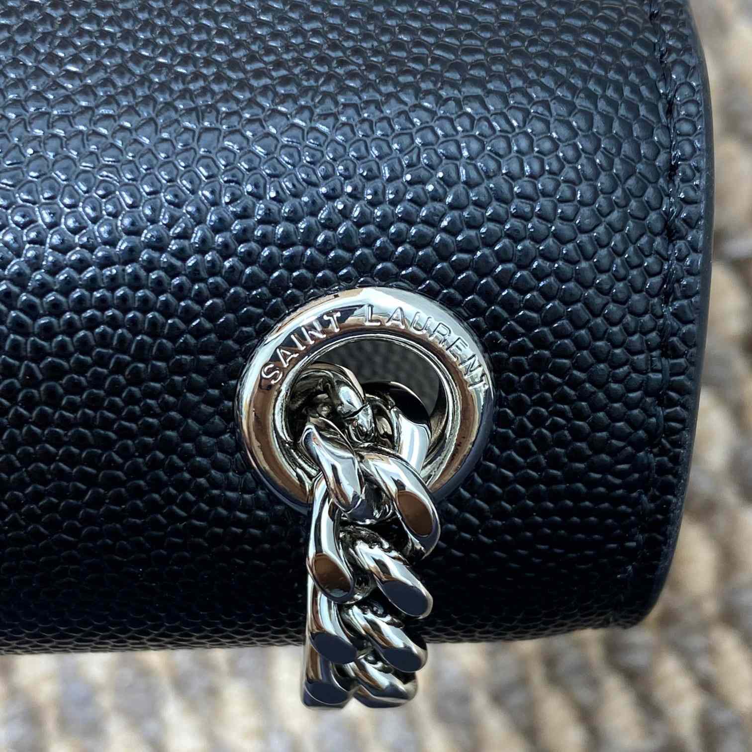 Saint Laurent Kate Medium In Grain De Poudre Embossed Leather  (24*14.5*5.5cm) - DopestKickz