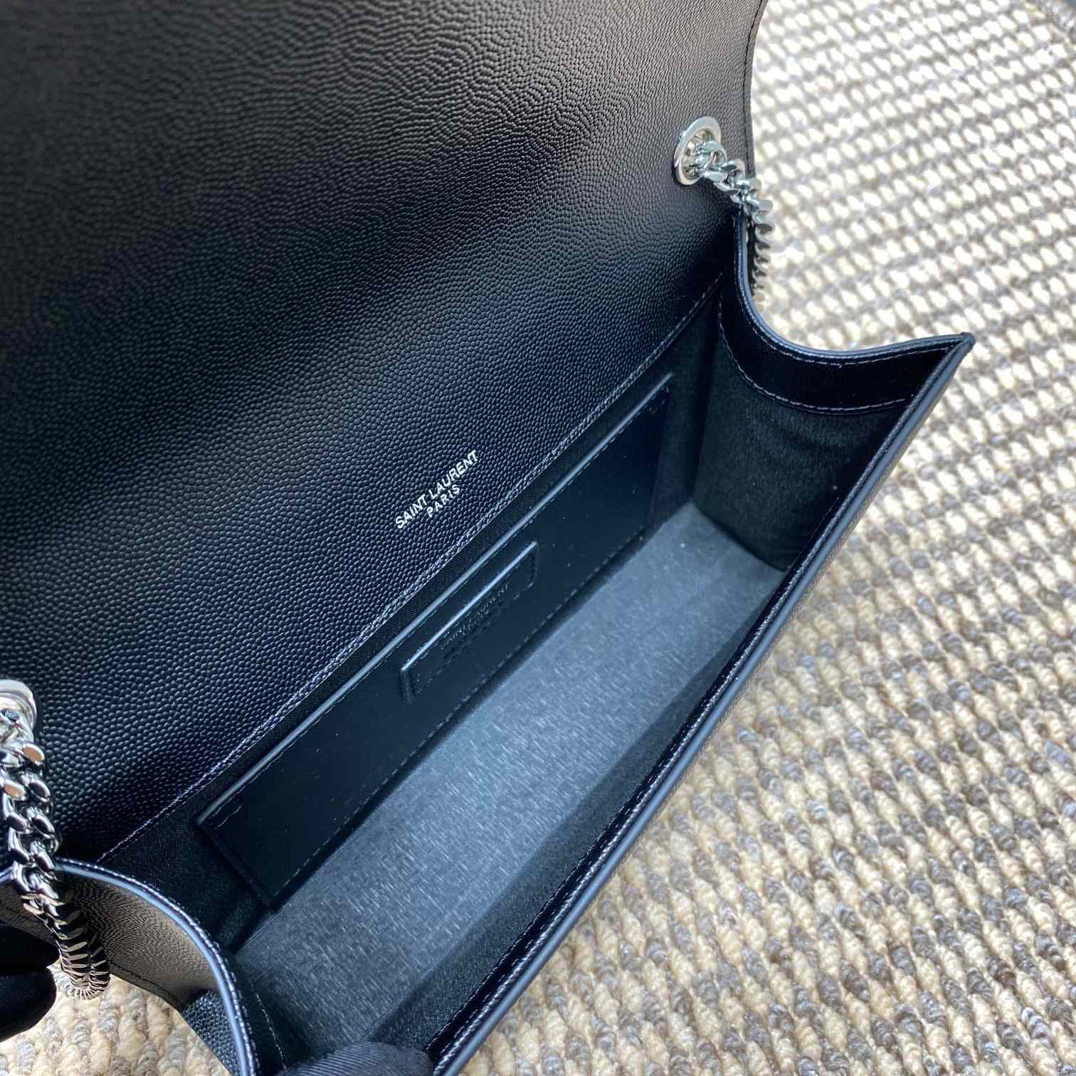 Saint Laurent Kate Medium In Grain De Poudre Embossed Leather  (24*14.5*5.5cm) - DopestKickz