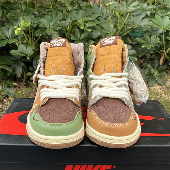 Zion Williamson x Air Jordan 1   OG “Voodoo” Sneaker    DZ7292-100 - DopestKickz