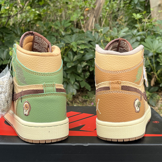 Zion Williamson x Air Jordan 1   OG “Voodoo” Sneaker    DZ7292-100 - DopestKickz