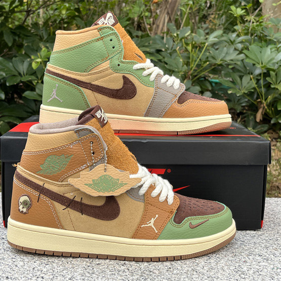 Zion Williamson x Air Jordan 1   OG “Voodoo” Sneaker    DZ7292-100 - DopestKickz