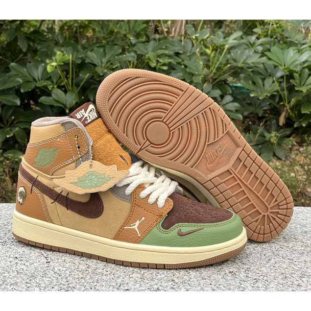 Zion Williamson x Air Jordan 1   OG “Voodoo” Sneaker    DZ7292-100 - DopestKickz