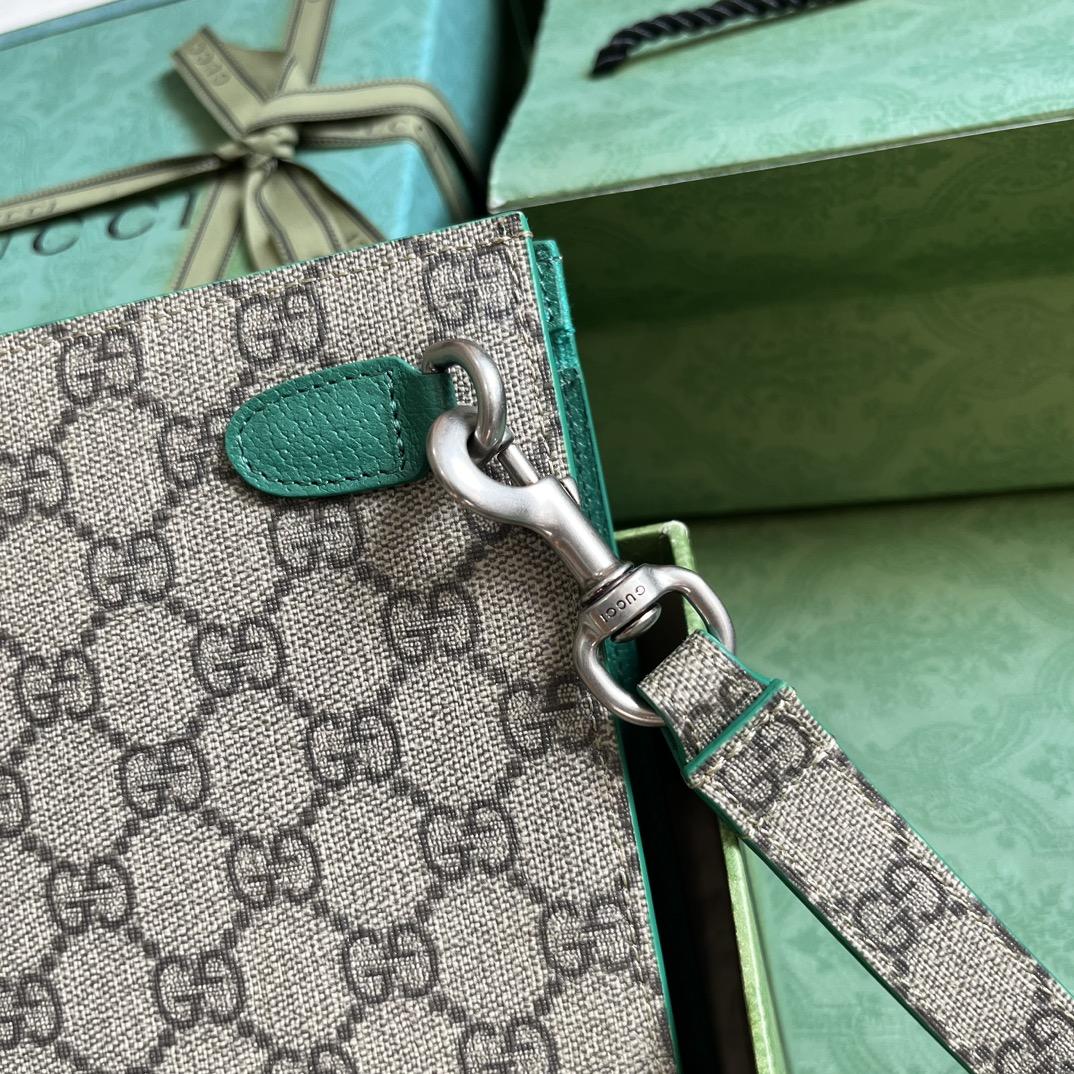 Gucci Pouch With GG Detail (18x 26x 6cm) - DopestKickz