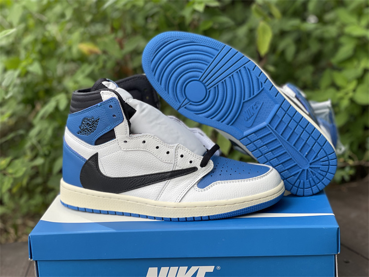 Fragment x Travis Scott x Air Jordan 1 High OG Military    DH3227-105  - DopestKickz