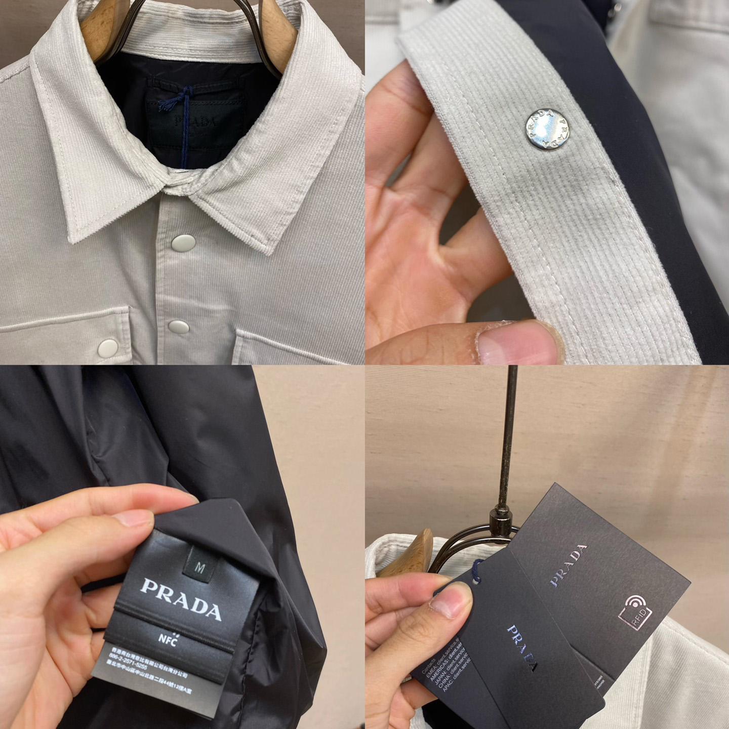 Prada Pinwale Corduroy Shirt - DopestKickz