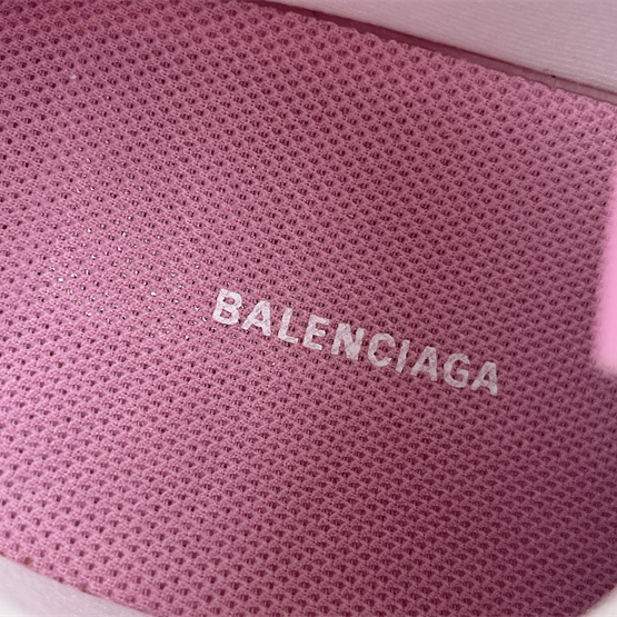 Balenciaga Track Sneaker In Pink Mesh And Suede-like Fabric - DopestKickz