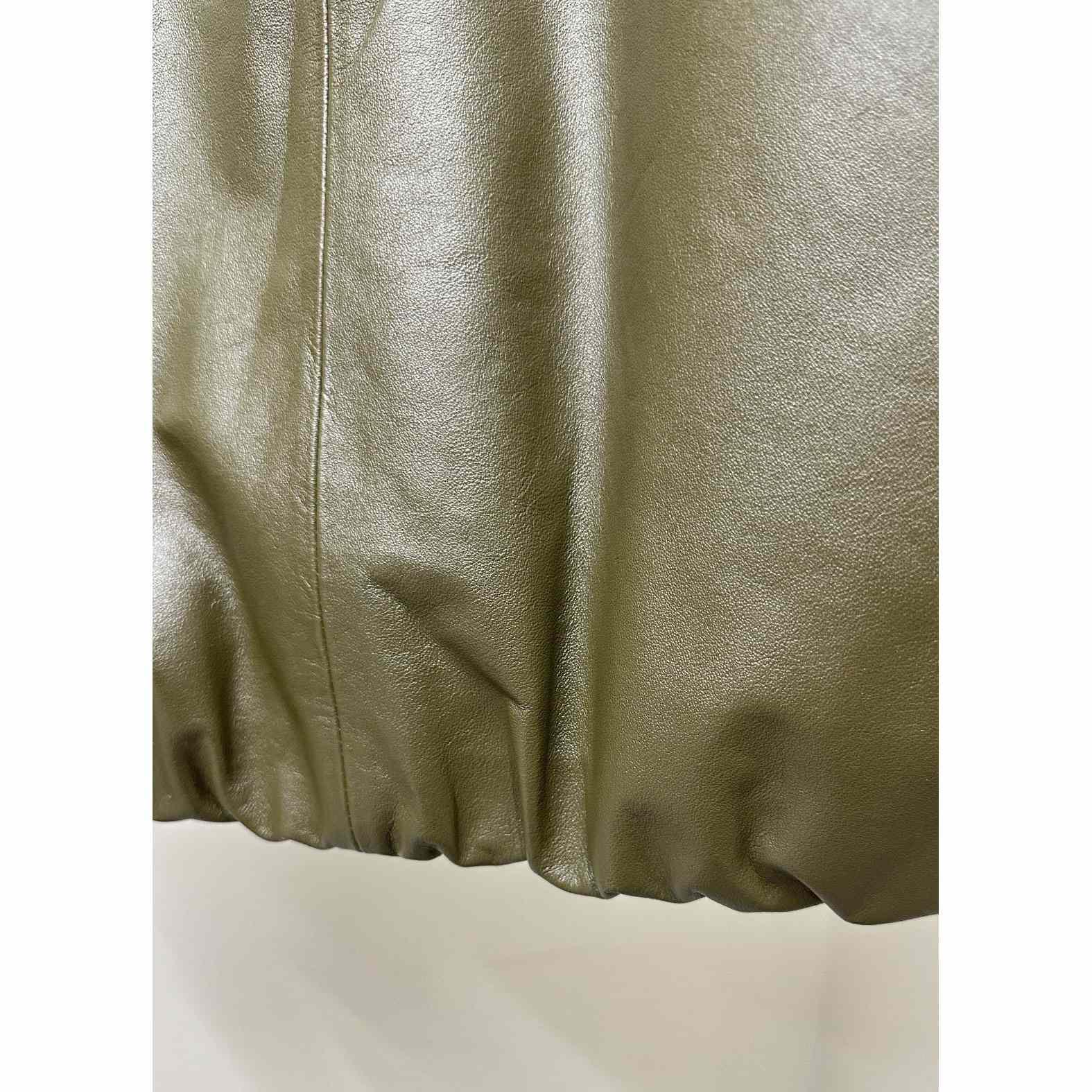 Loewe Zip-up Padded Hoodie In Nappa Lambskin - DopestKickz