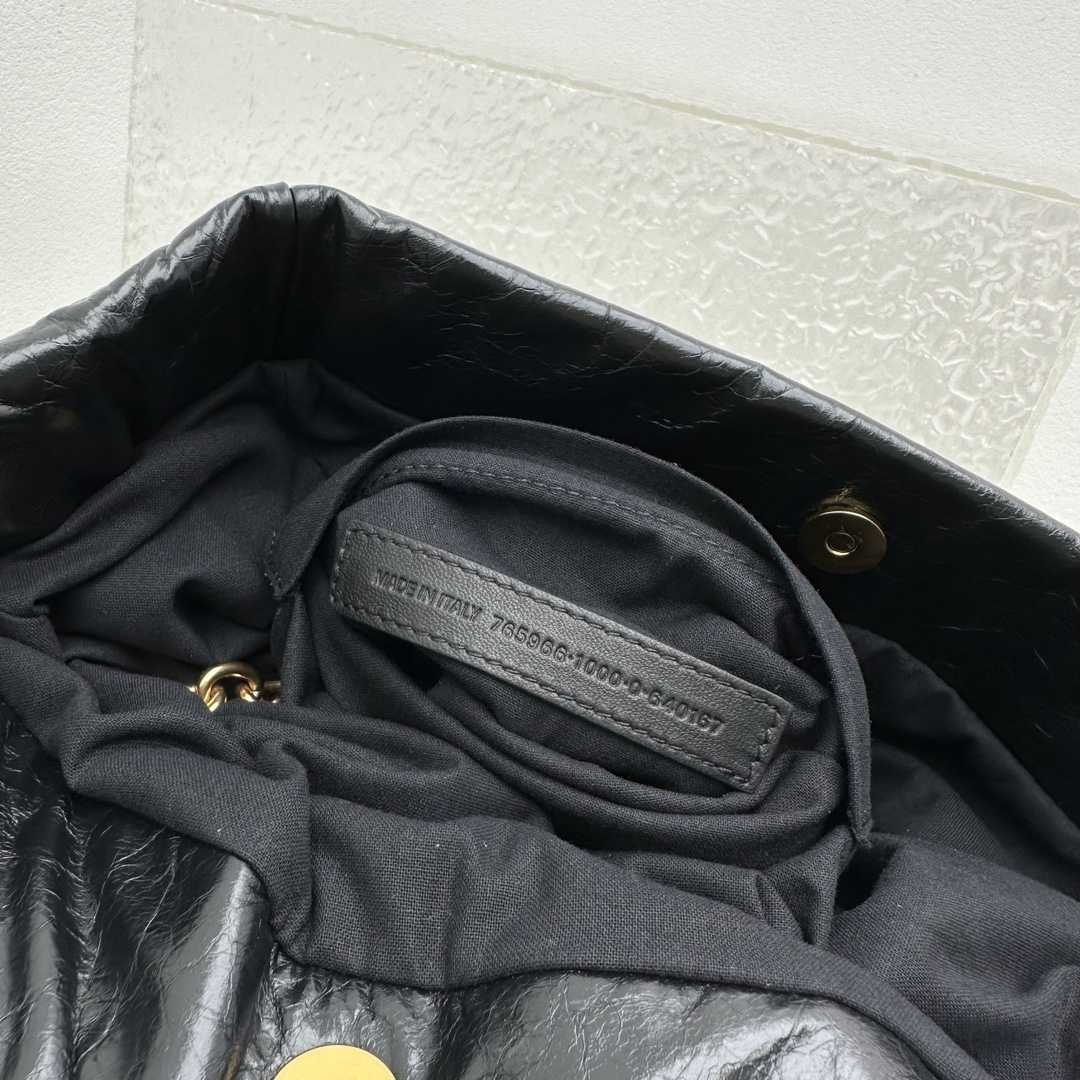 Balenciaga Monaco Small Chain Bag In Black - DopestKickz