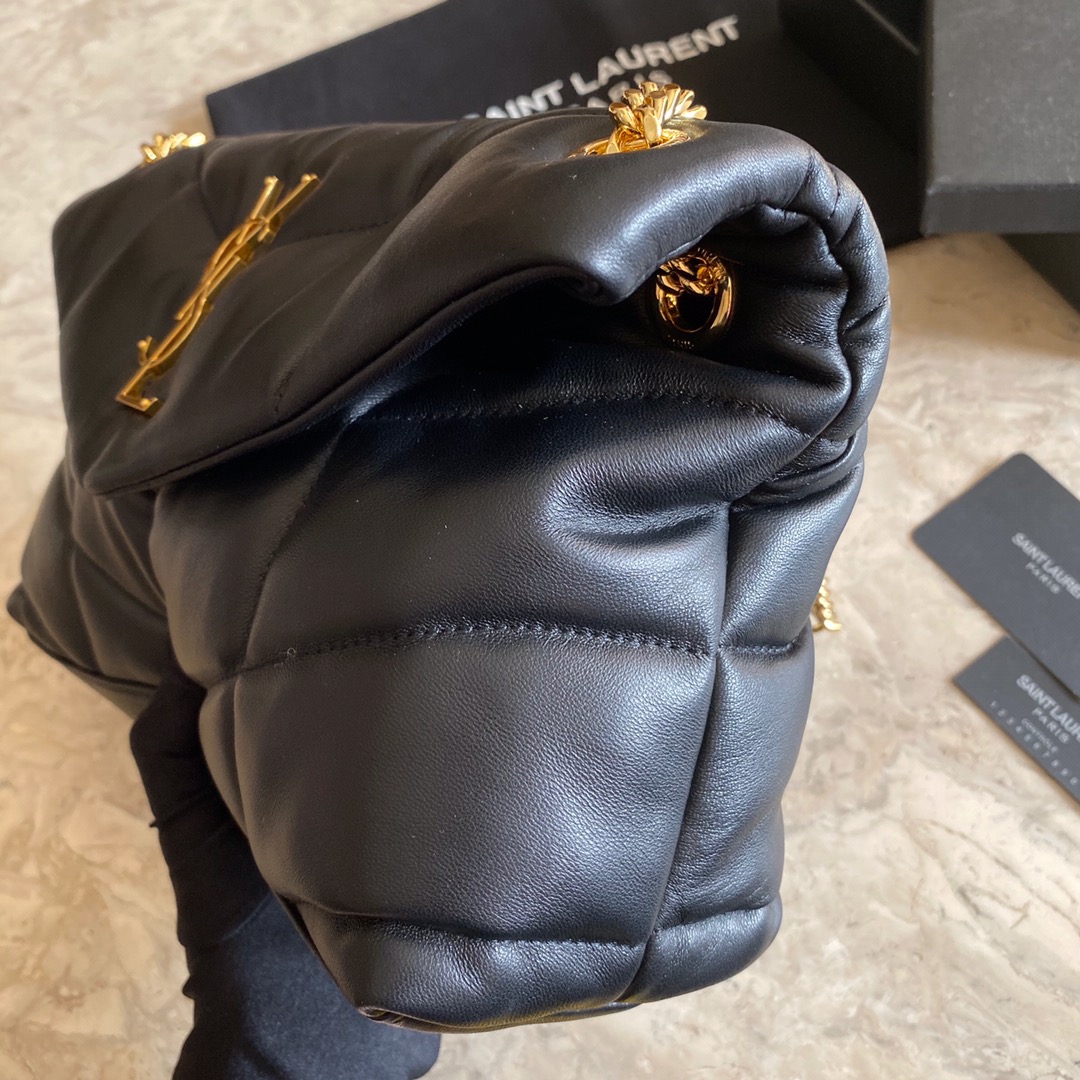 Saint Laurent Puffer Small In Nappa Leather - DopestKickz