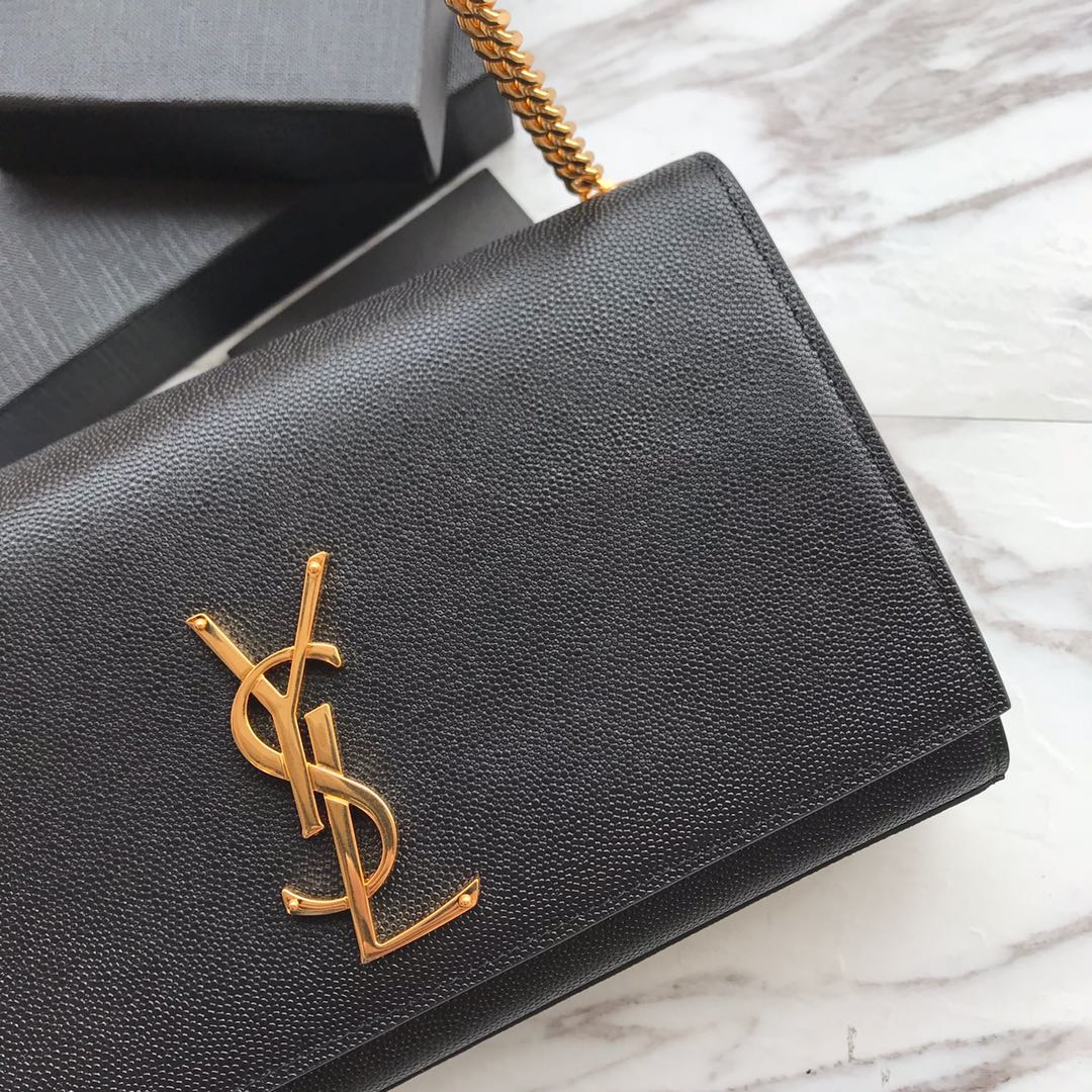 Saint Laurent Kate Medium Leather Shoulder Bag (24*14.5*5.5cm) - DopestKickz