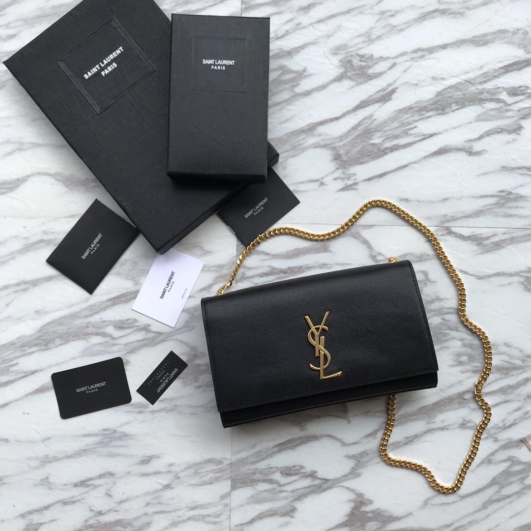 Saint Laurent Kate Medium Leather Shoulder Bag (24*14.5*5.5cm) - DopestKickz