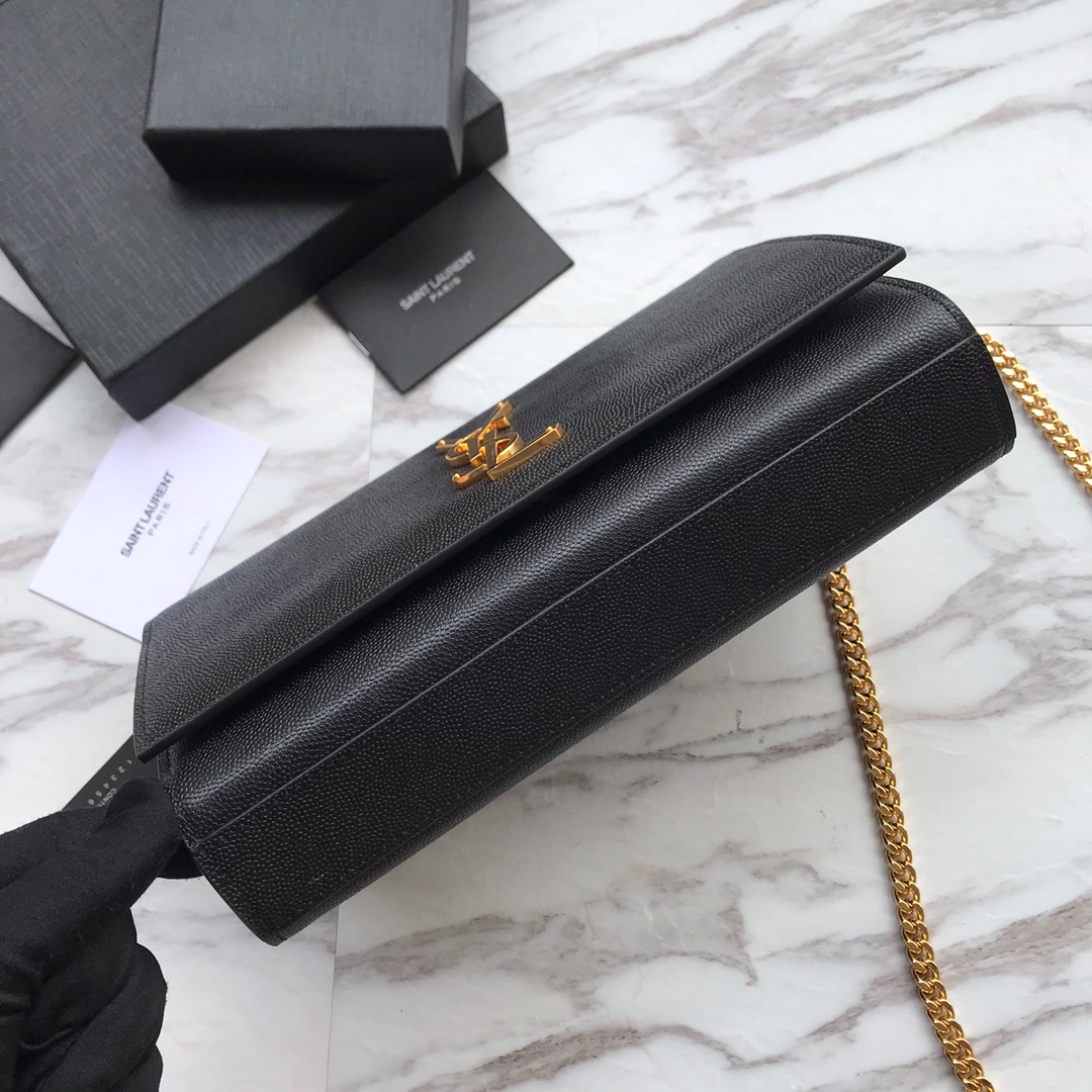 Saint Laurent Kate Medium Leather Shoulder Bag (24*14.5*5.5cm) - DopestKickz