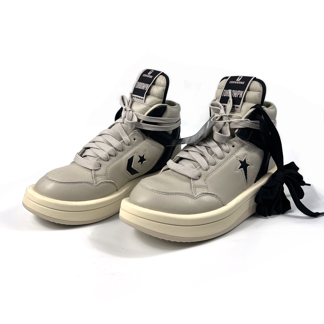 Rick Owens Drkshdw x Converse TurboWPN Leather Sneakers - DopestKickz