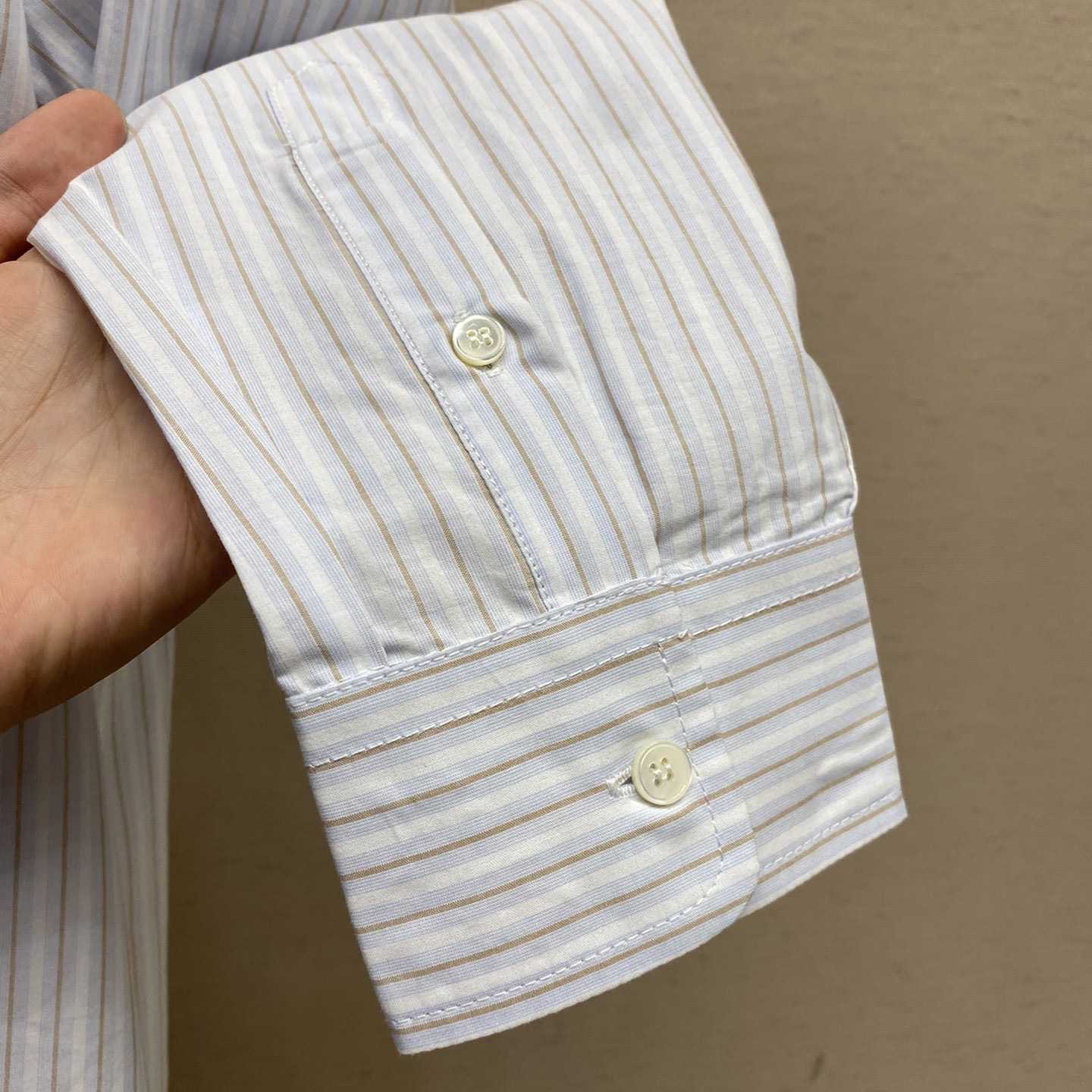 Maison Margiela Logo-print Asymmetric Shirt - DopestKickz