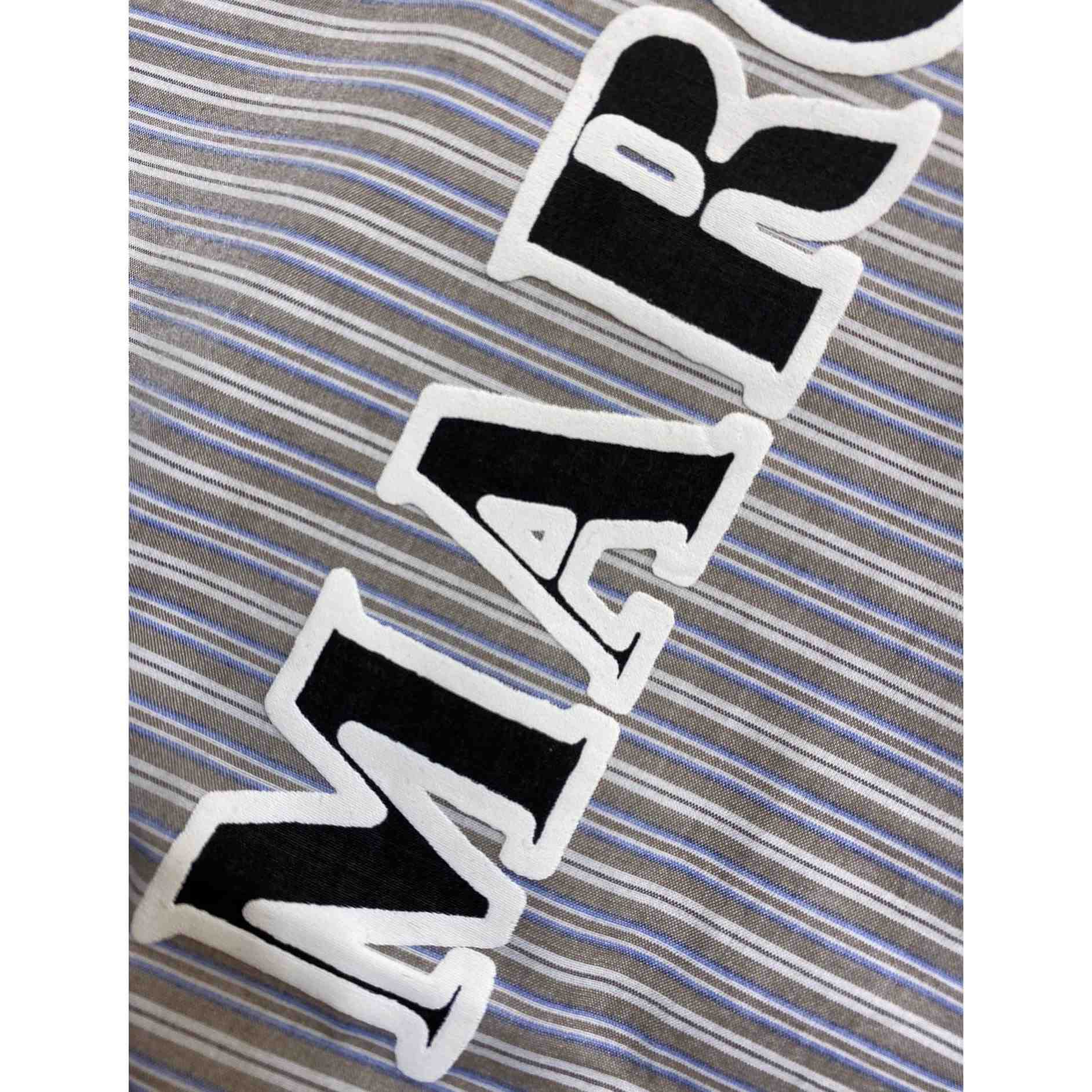 Maison Margiela Logo-print Asymmetric Shirt - DopestKickz