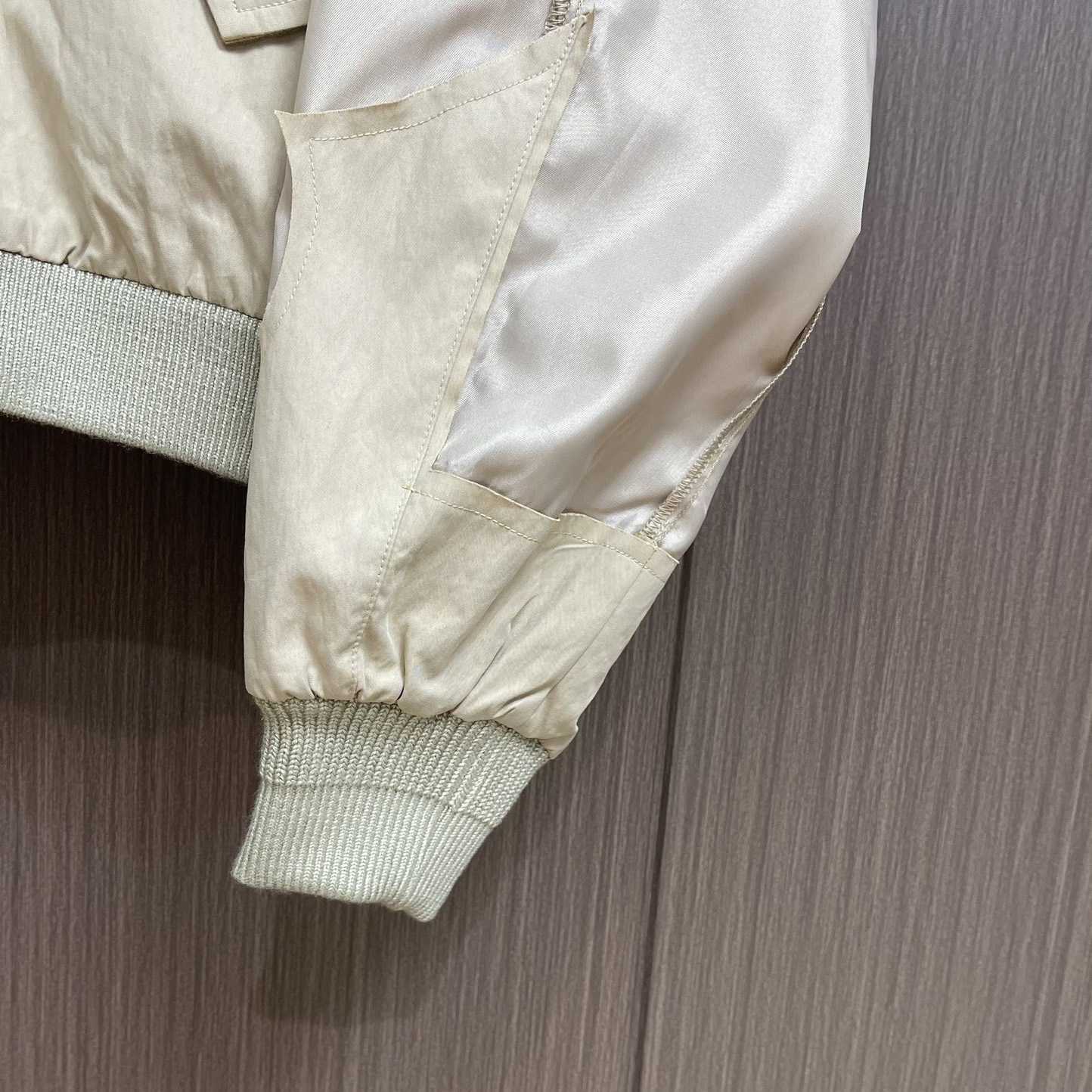 Maison Margiela Panelled Bomber Jacket - DopestKickz