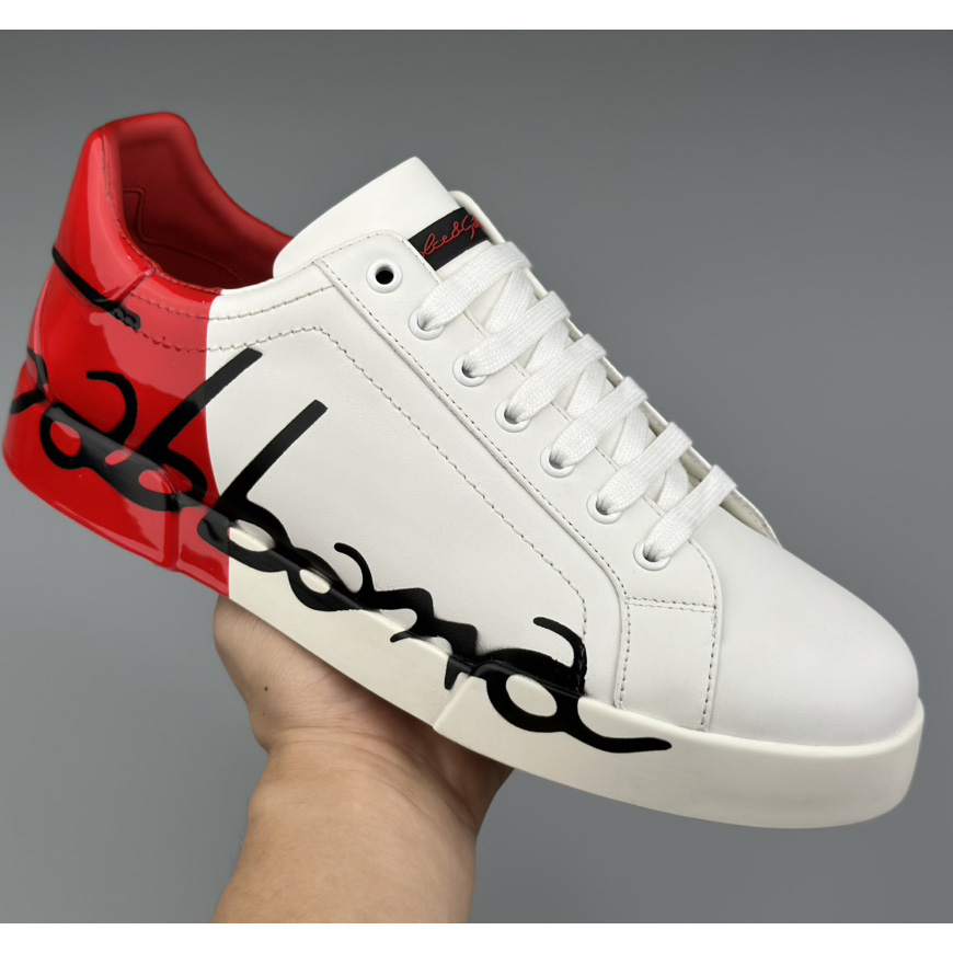 Dolce & Gabbana Leather Sneakers - DopestKickz