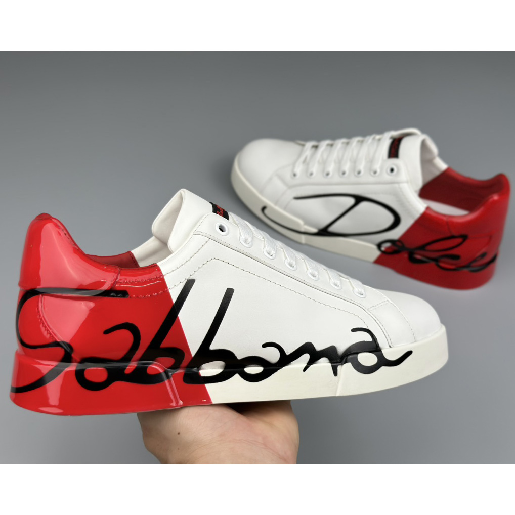 Dolce & Gabbana Leather Sneakers - DopestKickz