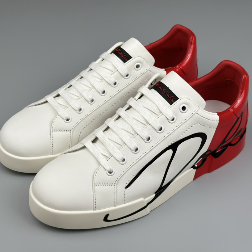 Dolce & Gabbana Leather Sneakers - DopestKickz