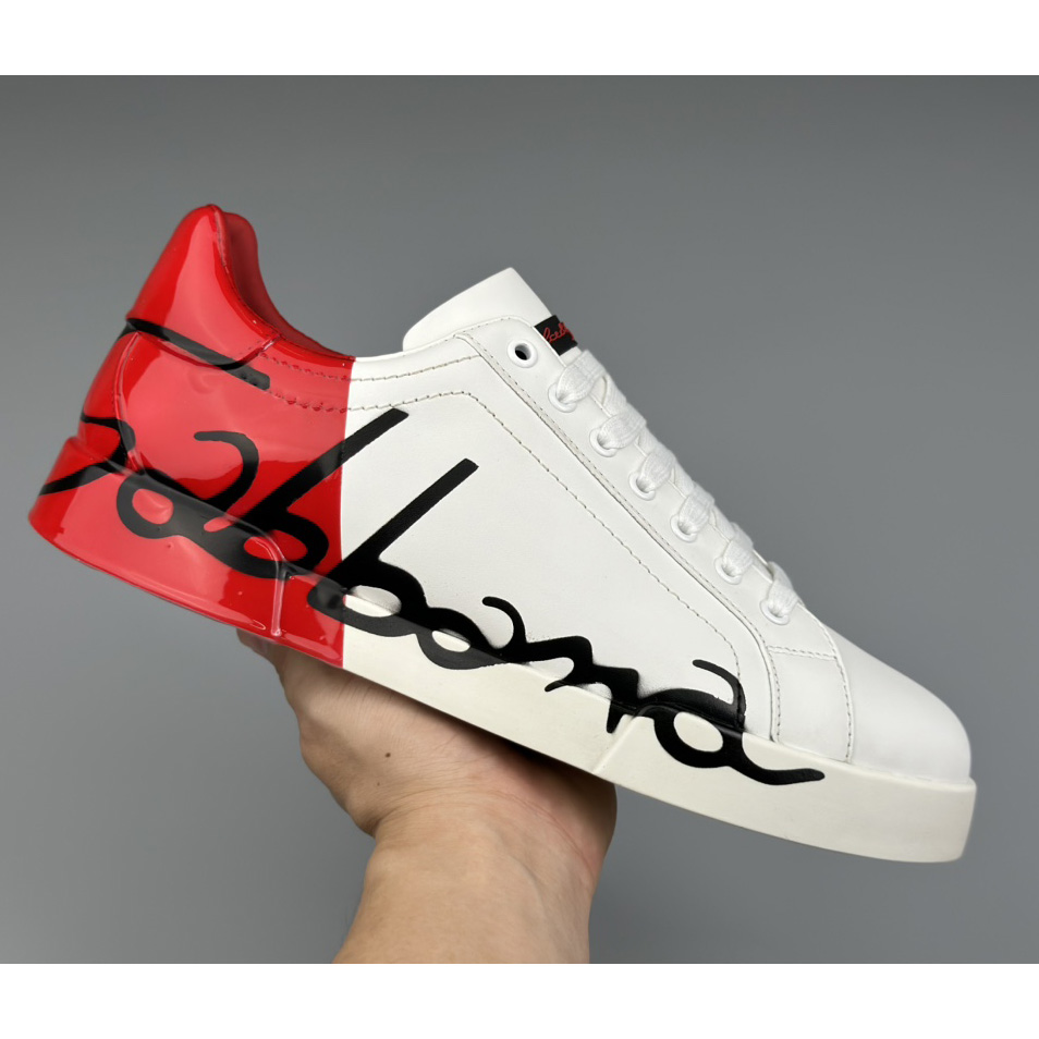 Dolce & Gabbana Leather Sneakers - DopestKickz