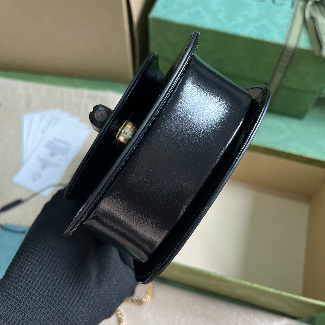 Gucci Bamboo 1947 Super Mini Bag (18.5x 12x 5.5cm) - DopestKickz