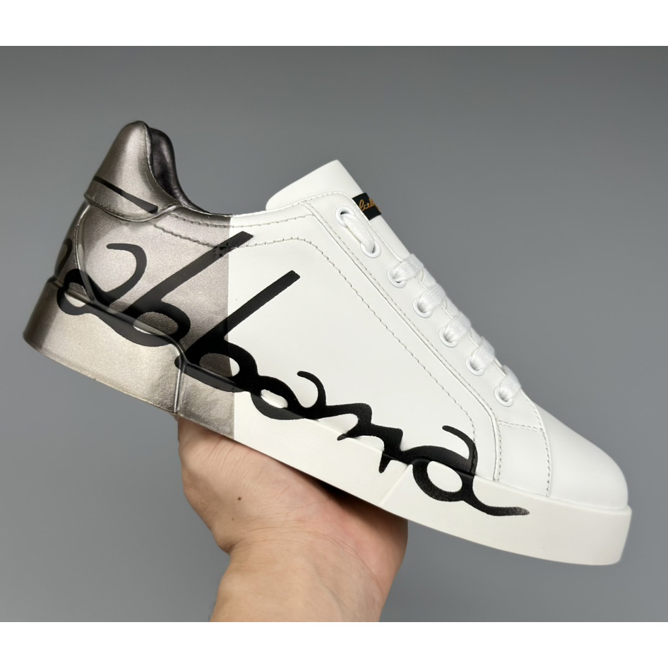 Dolce & Gabbana Leather Sneakers - DopestKickz