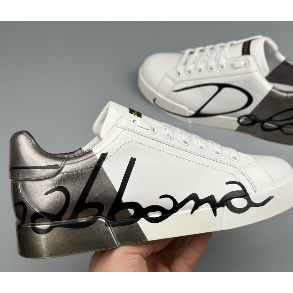 Dolce & Gabbana Leather Sneakers - DopestKickz